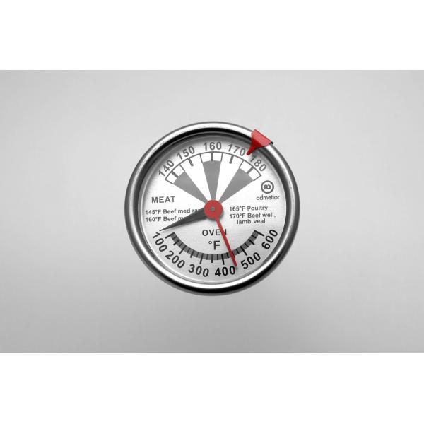 Stainless Steel Bimetal Industrial Oven Thermometer 100F - 600F Oven Temperature Range
