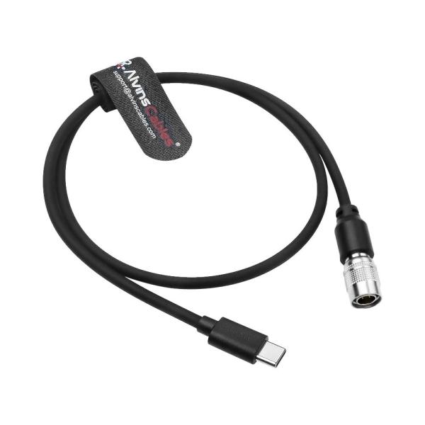 Alvin's Cables USB-C PD to Hirose 4-Pin Power Cable for Zoom & Sound Devices Recorders 60cm