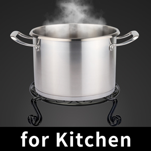 Стальная ржавчина Железный завод стойка для цветочного горшка Тяжелый грузовой горшок держатель Внутреннее наружное оформление