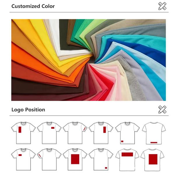 Polyester Cotton 180gsm Quick Dry Unisex T-shirt Men's Short Sleeve Solid Pullover Crewneck Sports Election Promotion