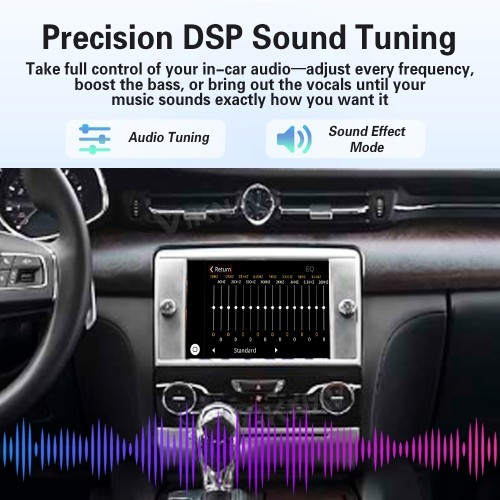 Viknav Linux System Wireless Carplay Android Auto Decorder Box for Maserati Quattroporte 2013-2015 Decoding Box Upgrade Interface Autolink Airplay