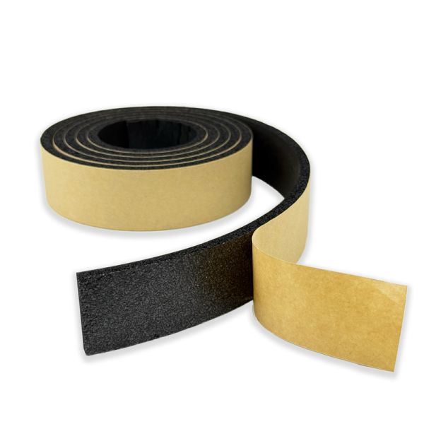 NBR Weather Stripping Foam Tape Customizable High Resilience Foam Weather Seal