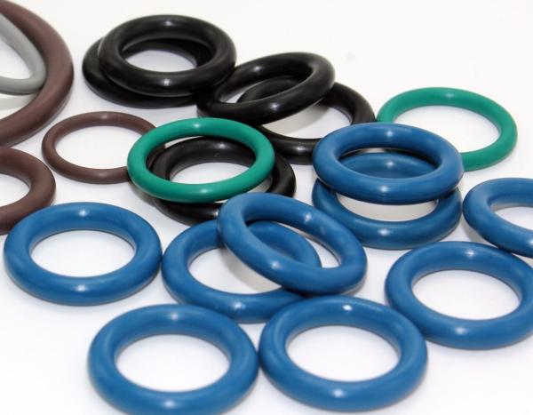 Vários tamanhos Anéis de silicone vermelho de 10 bar 30-60% Conjunto de compressão de -60°C a +260°C