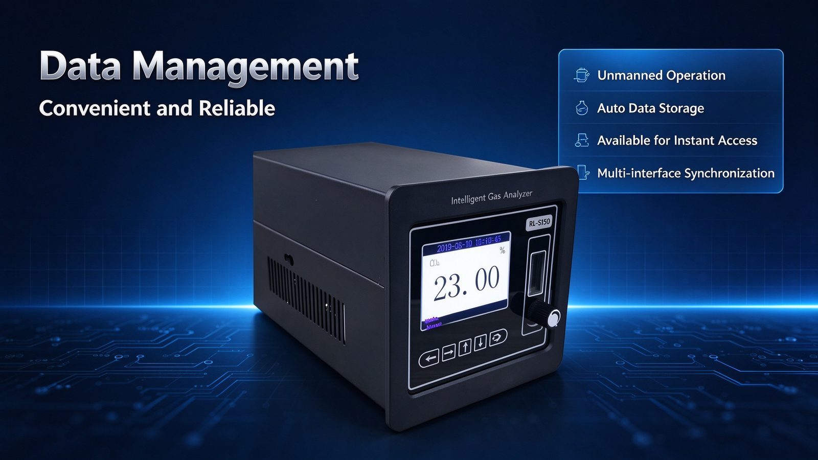 Multi Infrared Online Gas Analyzer CH4 CO CO2 SF6 SO2 CnHm NH3 With Sound Alarm