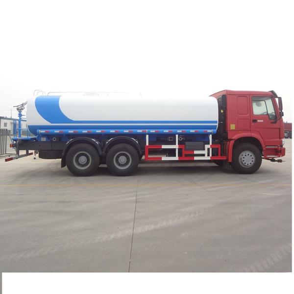Sinotruk Howo 290hp Water Tanker Trucks / Howo 6x4 Water Container Truck