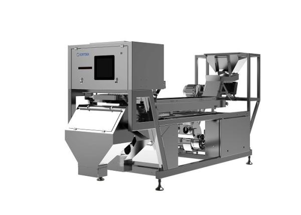 High Speed Garlic Color Sorter Stainless Steel Belt Long Service Life