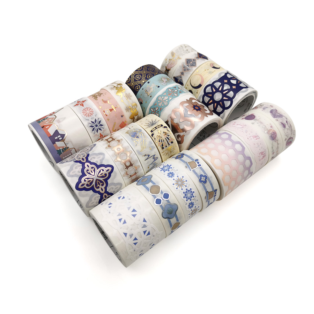 Лента Washi красочного нового лотоса картины бумажная для личной пользы