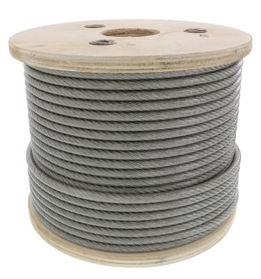 Câble métallique en acier galvanisé de 13 mm, structure 7x19, pour remorquage de câbles