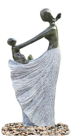 Decorative Garden Fountains , Statue Water Fountains With Plastic Pump Material 