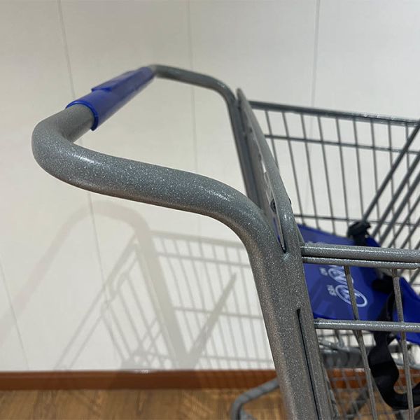 America 4 Wheel Rolser Promotional Hand Push Shopping Trolley Metal Shopping Trolley