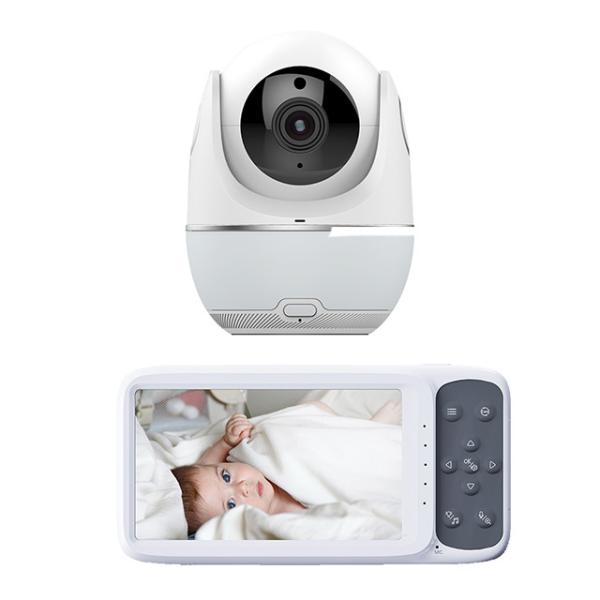 5inch Health Indoor Night Vision Baby Monitor 1500MA Battery Built In Mic