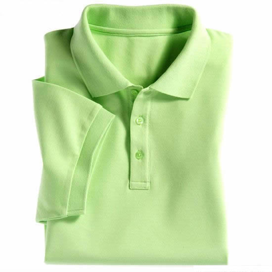 Wide Collar Men's Summer Polo Shirts , 100% Heavy Washed Cotton Polo Collar T Shirt