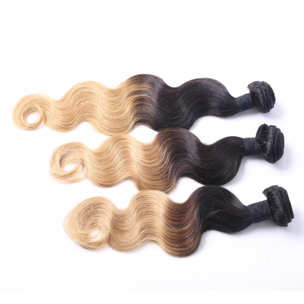 wholesale 8a grade 100 human hair weft cambodian ombre hair extension body wave