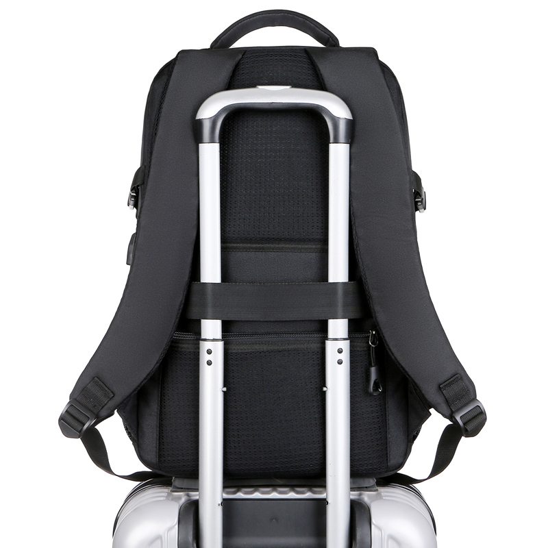 Laudtec Waterproof Pu Laptop Backpack Classic 15.6 Inch Usb Charging Shoulder Strap Bag Travel Business Custom Logo Dnb131 Wholesale OEM/ODM/Private Label
