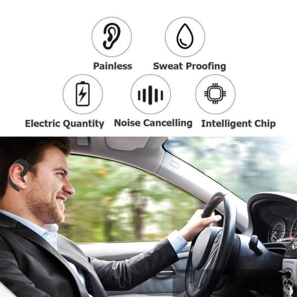 Наушника спорт наушников наушников наушников Bluetooth костной проводимости шлемофон беспроводного бесшнурового хэндс-фри с Mic