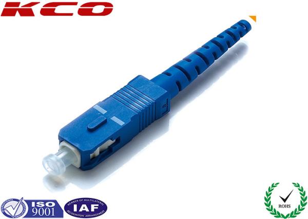 Plastic Optical SC UPC Fiber Connector 0.2dB low insertion loss with ISO9001