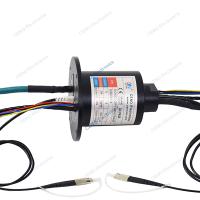 Joint rotatif à fibre optique et à bague collectrice pour signaux Ethernet intégrés à basse température