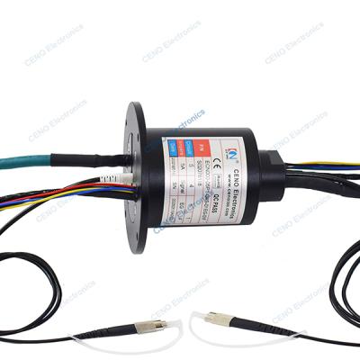 Low Temperature Integrate Ethernet signal and Fiber Optic Rotary Joint Slip Ring