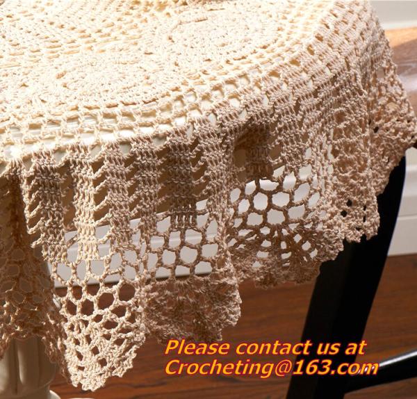 80cm Round cotton crochet tablecloth, Tablemat, Corcheted Lace Table linen, Tablecloth