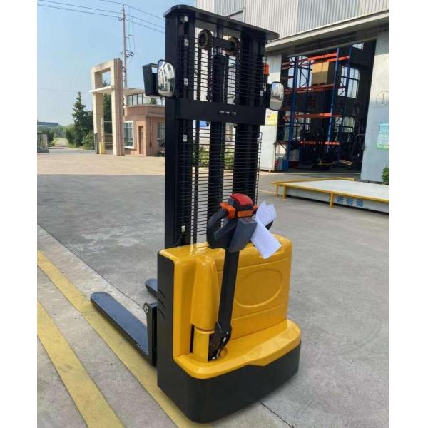 Electric Walkie Stacker 1500kg Load Capacity 3M Lift Height