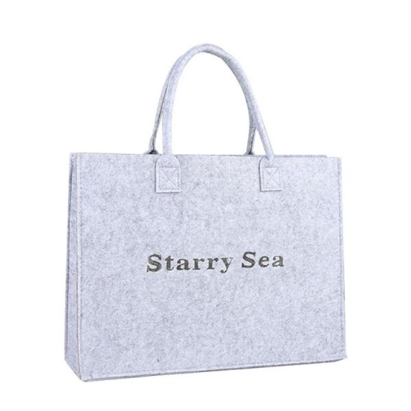 Felt Material Lightweight Shoulder Bags For Ladies Wholesale Half Moon Bag Manufacturer Female Clutch Women'S Shoulder Bags Custom Handbags Ladies Felt Tote Bag With Zipper