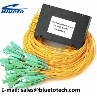 Optical FBT Coupler 1x48 SC APC Single Mode Fiber Optic Splitter