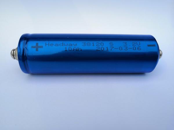 Headway 10Ah 3.2V Lithium Battery 38120S LiFePO4 Cells for Golf Carts Power Tools Boats Consumer Electronics Home Appliances