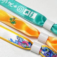 Événement promotionnel Bracelets en tissu tissé avec OEM acceptable et logo personnalisé