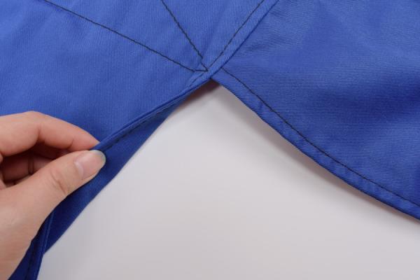 Malha azul T dos acessórios de nylon da cadeira de rodas do Webbing - fita antiderrapagem dada forma