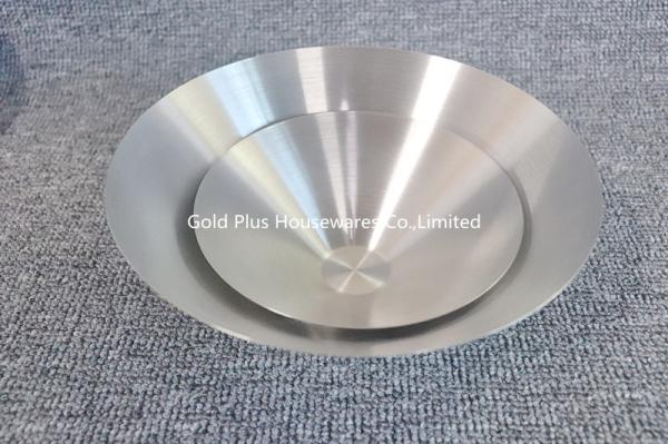 28cm Round Stainless Steel Salad Bowl Vegetable Fruit Platter