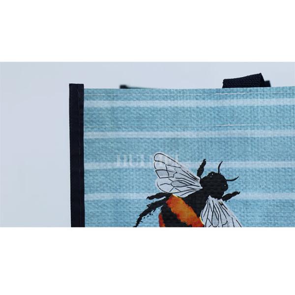 Противобактериологические PP шить продуктовые сумки сжимают устойчивое 165Gsm