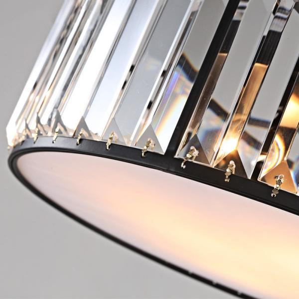 Modern Led Ceiling Lights Crystal Living room decor Creative Black chandelier lamp(WH-CA-98)