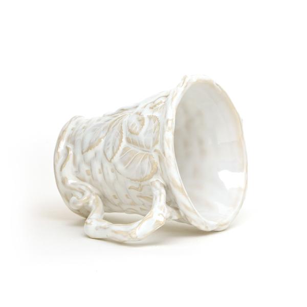 Gardening Mugs White Garden Harvest Mug Ceramic Mug With 3d Reactive Glaze