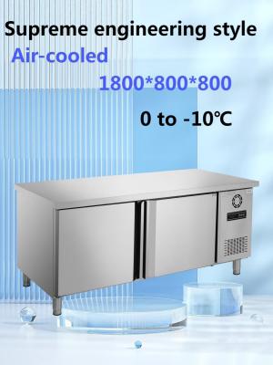 Froid sous-sol à deux portes en acier inoxydable