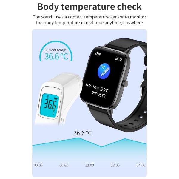 Private Latest Model Wearable Devices Colors Woman Smartwatch Waterproof T45z