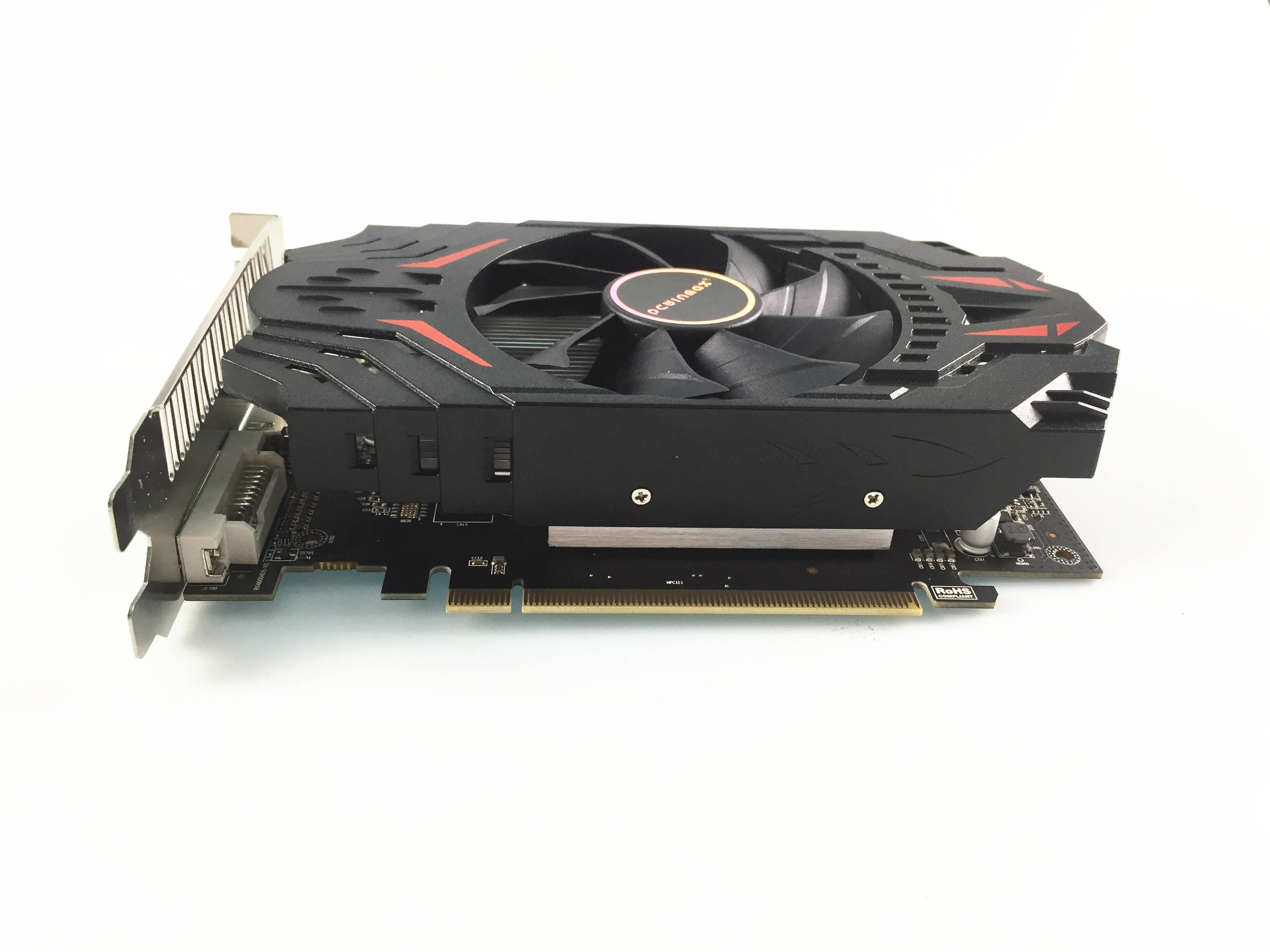 Горная установка RoHS GPU RX 560 4 ГБ Графическая карта GDDR5 7,0 Гбит/с 128 бит Один вентилятор