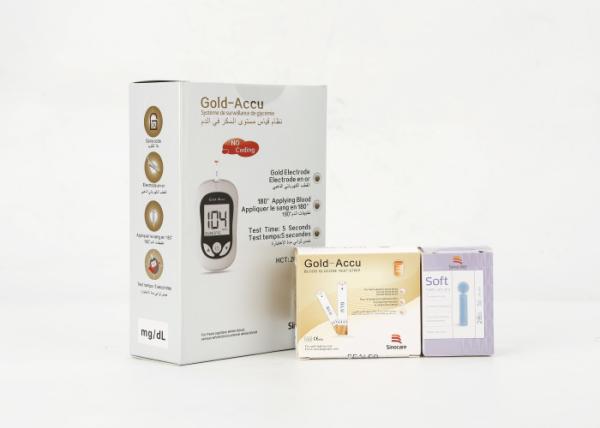 20-70% CT Blood Sugar Level Monitor Meter , Diabetes Blood Test Machine
