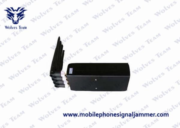 Compact Structure Mobile Phone Signal Blocker Jamming Range 5 - 30m CDMA GSM DCS PHS 3G
