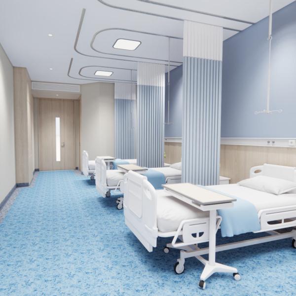 Easy To Clean Heterogeneous Flooring For Busy Spaces Durable Stain Resistant Multi-Layer Structure