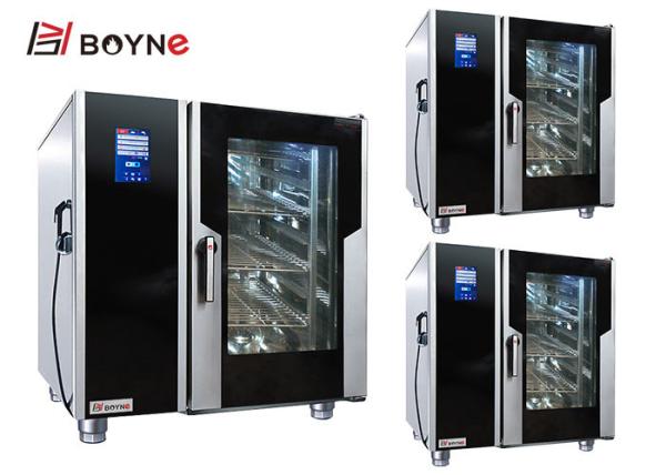 Stainless Steel Industrial 10 Trays Combi Oven Commercial With Boiler