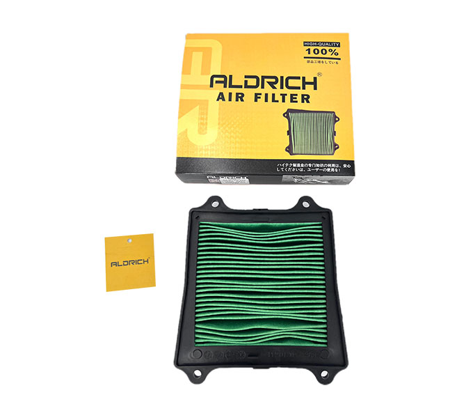 Pulsar NS200 Air Filter, High-Flow Metal Mesh Motorcycle Intake Cleaner for Bajaj 200NS