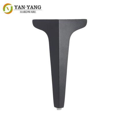 Durable Metal Furniture Legs Sofa Straight Feet Custom Unique Black Color