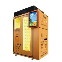 Le distributeur automatique frais de jus d'orange de mini longue durée monnaie et billet des accepteurs