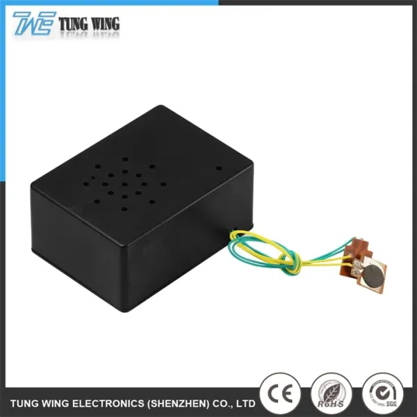 Waterproof Mini Talking Box Voice Recorder with Customizable Sound Duration and Replaceable Battery for Toys
