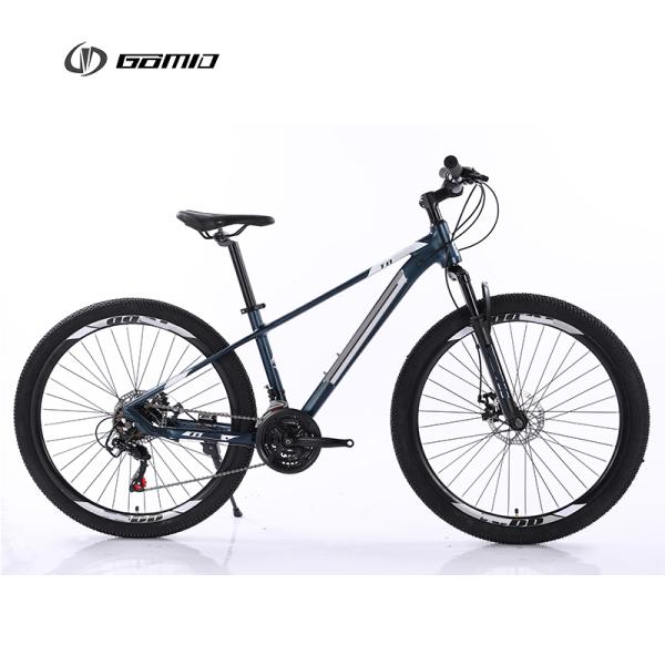 Customized Aluminium Alloy Mountain Bike with SHIMANO FD-TY500 Front Derailleur and Simulated Carbon Fiber Frame