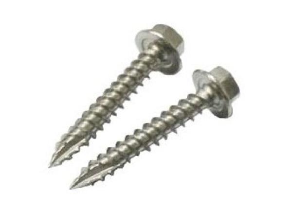 O corte de aço inoxidável da linha de parafusos do metal encanta o tipo principal 17 parafuso da arruela