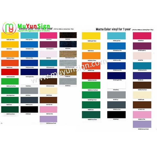Glossy / Matte PVC Vinyl Film Precision Cut Edges Cutting for Advertising