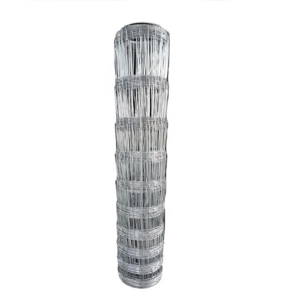 Sustainable Galvanized Iron Woven Hinge Joint Knot Farm Fencing for All Livestock Needs NATURE Pressure Treated Wood Type