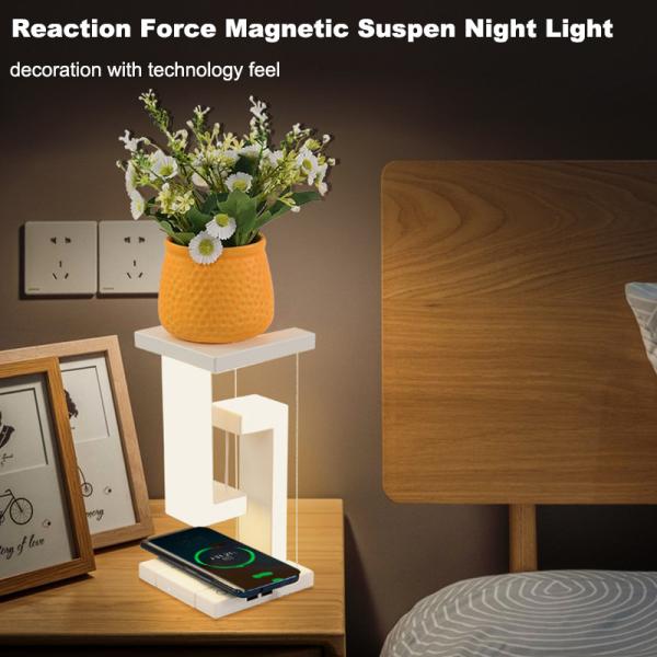 Creative Gift LED Night Lights 10W Wireless Charging Table For Home Decoration