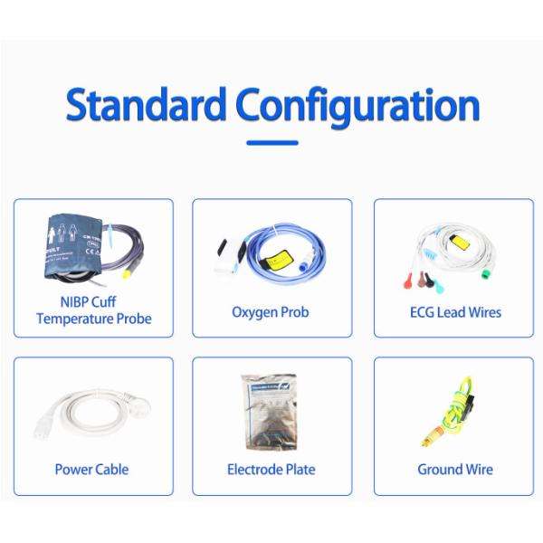 PM-9000A Patient Monitor For Emergency Clinics 6 Parameters With Optional Multi Pattern
